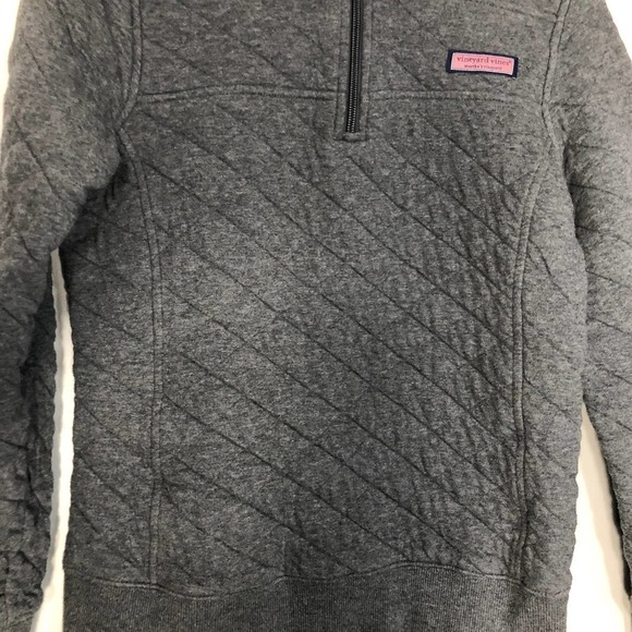 Vineyard Vines XXS Gray Half Zip Sweater - Picture 2 of 8